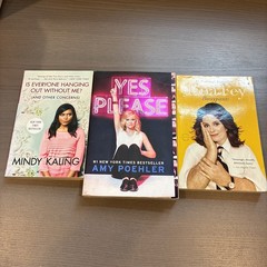 Comedy Memoir Lot : Tina Fey, Amy Poehler, Mindy Kaling 3 Trade Paperbacks