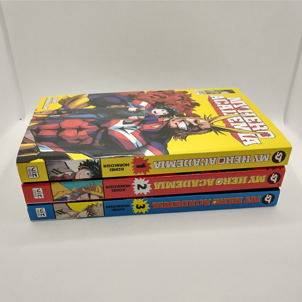 My Hero Academia Lot Vol. 1-3 ( Volume 1 2 3) Manga English Shonen Jump Comics