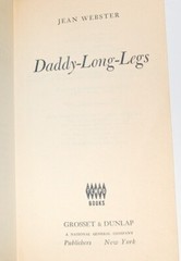 Jean Webster – Daddy-Long-Legs – 1971- Rare Hardcover – 6th Printing – Very Good