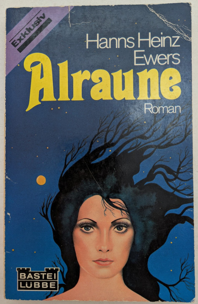 VTG Alraune by Hanns H. Ewers (1973, Bastei-Verlag PB) WEST GERMAN 3404051211