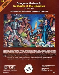In Search of the Unknown (Dungeons & Dragons Module B1) by Mike Carr
