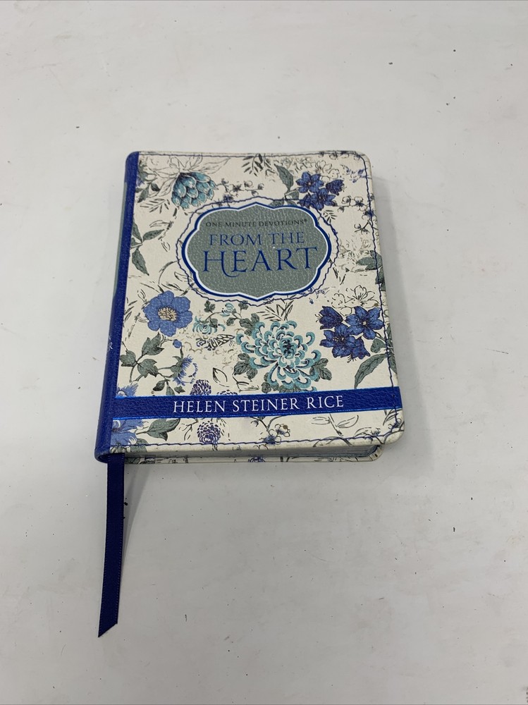 One-Min Devotions From the Heart Lux-Leather – Leather Bound – GOOD