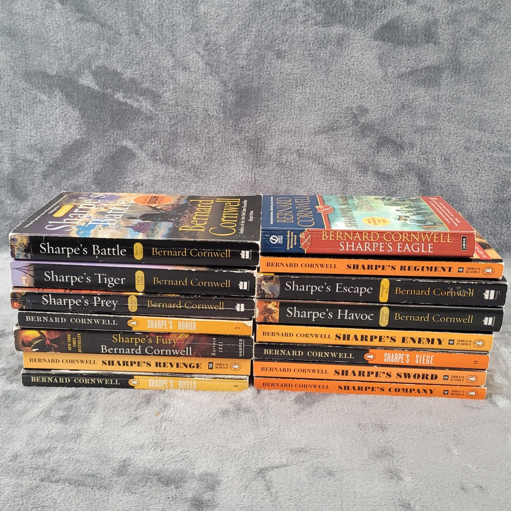 Bernard Cornwell Lot of 15 Richard Sharpe Novels