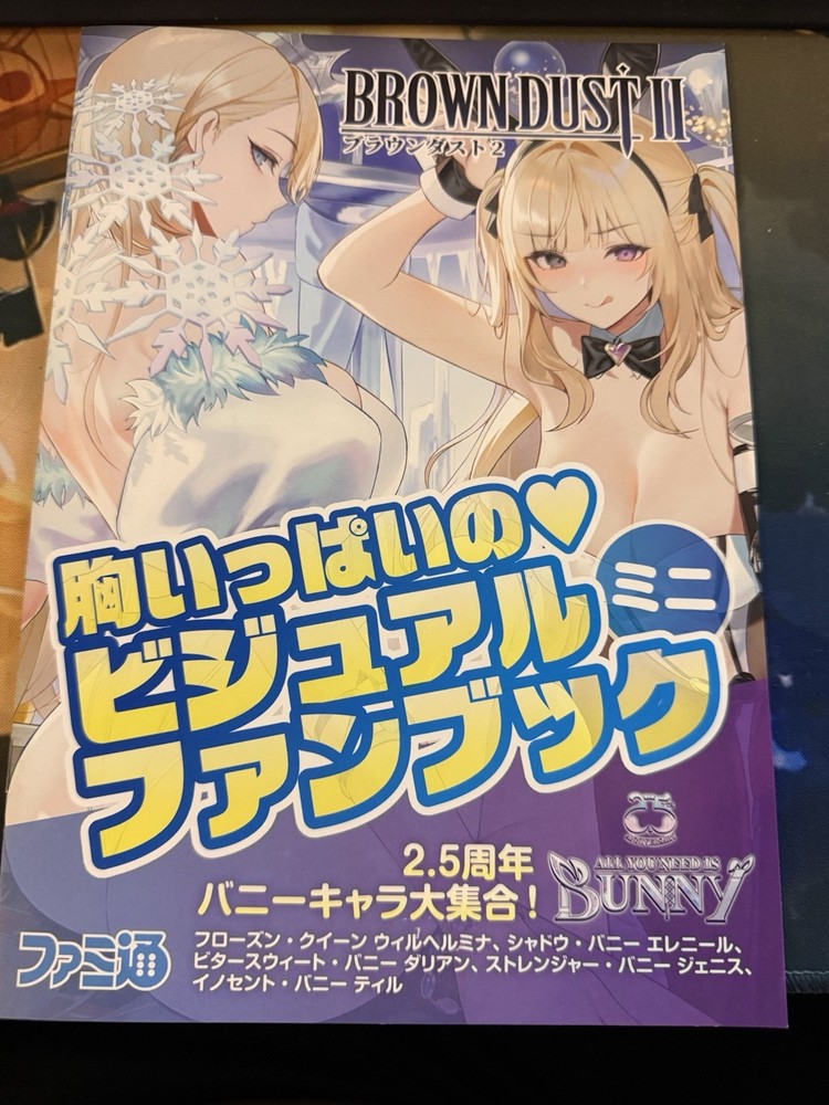 BROWN DUST II Japanese Illustrated Mini Fanbook Guide Paperback Adults
