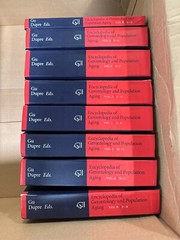 Encyclopedia of Gerontology and Population Aging – 8 Volumes (2021, Hardcover)