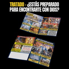PAQUETE DE 100 TRATADOS PARA EVANGELIZAR CRISTIANOS DE PAPEL PARA PODER SELLAR