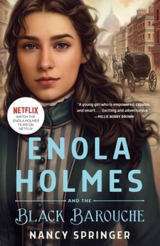 Enola Holmes and the Black Barouche – Paperback By Springer, Nancy – VERY GOOD
