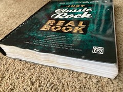 JUST CLASSIC ROCK REAL BOOK by Alfred Music / C (New Revised) Edition 500 pages!
