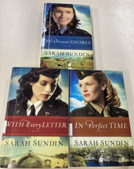 Wings of the Nightingale Series lot of 3 Sarah Sundin 2014 Revell Ex lib Good