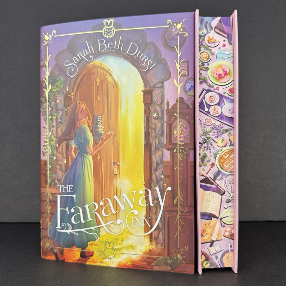 FairyLoot Sarah Beth Durst Signed The Faraway Inn Special Edition Sprayed Edges