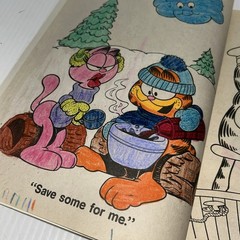 Garfield 1988 A Coloring Book Golden 31 Pages Vintage Used See Pics/80