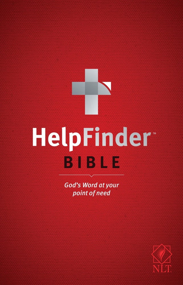 Tyndale HelpFinder Bible NLT (Red Letter, Hardcover): God’s Word at Your P…