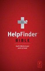Tyndale HelpFinder Bible NLT (Red Letter, Hardcover): God’s Word at Your P…