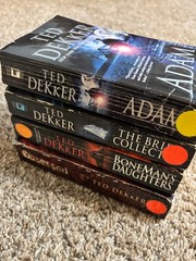 Ted Dekker Book Lot 4 Thriller Suspense Christian Paperback Novel Fiction Adam