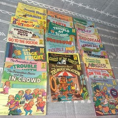 Huge Vintage Lot of 23 Berenstain Bears Books Picture Book Homeschool Morals