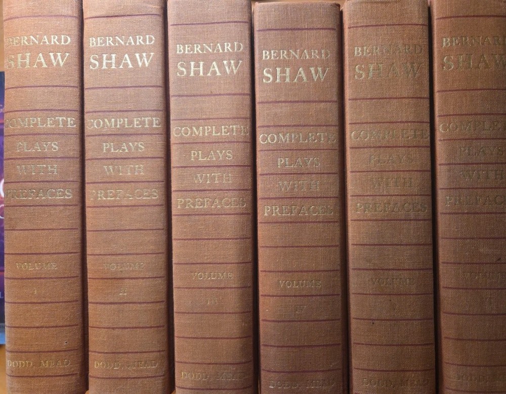 George Bernard Shaw Complete Plays with Prefaces 6 VOLUMES Near Fine Cond. 1962