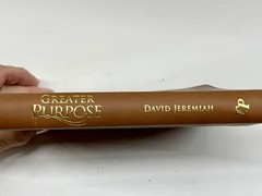 Greater Purpose By David Jeremiah Daily Devotional Leather Gold Edged Pages