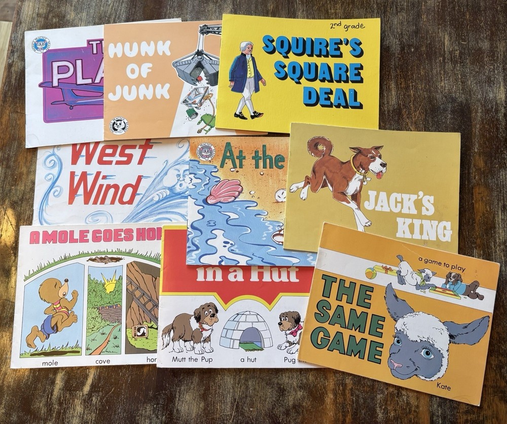Lot Of 9 Vintage Modern Curriculum Press Phonics Practice Readers Digraphs