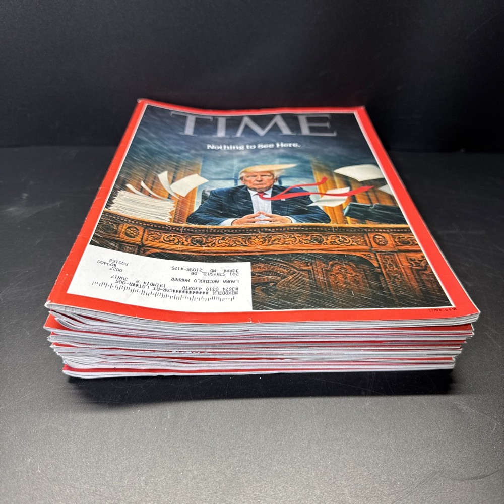 Time Magazines Lot Of 17 (2017)