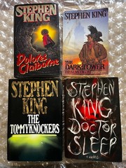 Stephen King Hardcover/Paperback Book Lot Dolores Dark Tower Tommyknockers Sleep
