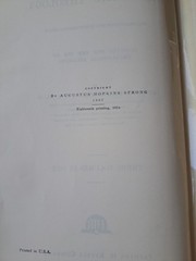 Systematic Theology (Complete), Augustus Strong, 1954, Revell, Hardcover