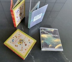 Two 3.5 In Miniature/Travel Books „The Journey Within” &”The Ten Commandments”