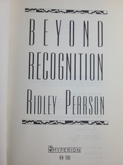 *SIGNED* Beyond Recognition by Ridley Pearson (1997, First Edition Hardcover)