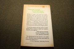 The Wretched of the Earth by Frantz Fanon 1968 PB 1st Print Black Cat Grove
