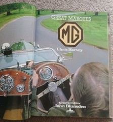Vintage 1983 Great Marques M.G. by Harvey, Chris Hardback Book First Printing