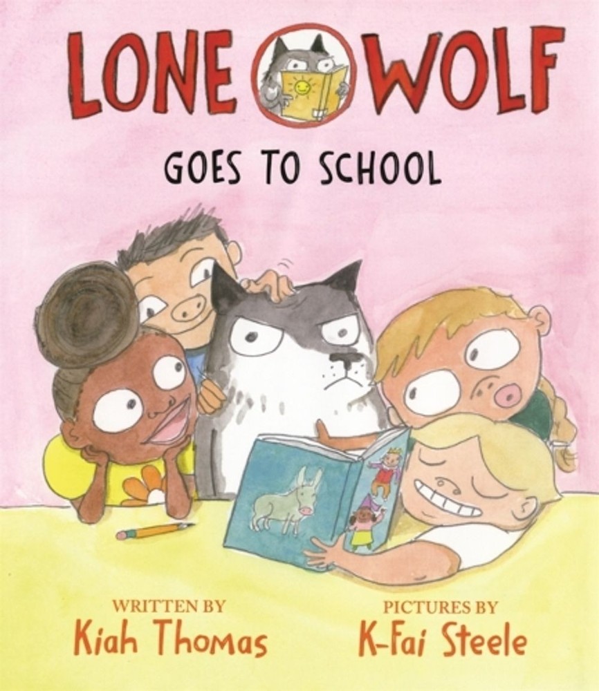 Lone Wolf Goes to School by Kiah Thomas Hardcover Book