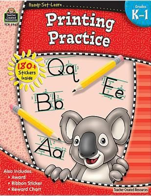 Ready-Set-Learn: Printing Practice Grd K-1 by Teacher Created Resources