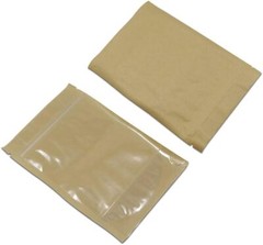 FERENLI 50 Pcs Clear Fornt Brown Kraft Paper for 6.3×9.4 inch, /