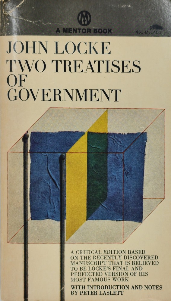 Two Treatises of Government by John Locke English Paperback Book 1965