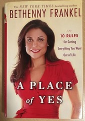 Bethenny Frankel A Place of Yes Hardcover SIGNED Self-Help Motivational Book
