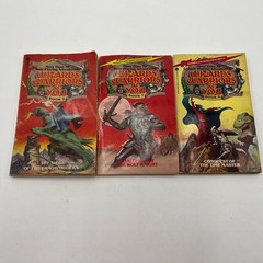 Lot Of 3 Wizards Warriors & You Books 2, 7, 8 RL Stine CYOA See Description