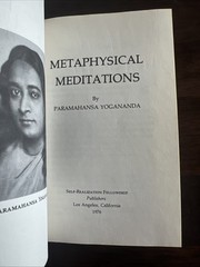 Metaphysical Meditations by Paramhansa Yogananda Paperback 1976