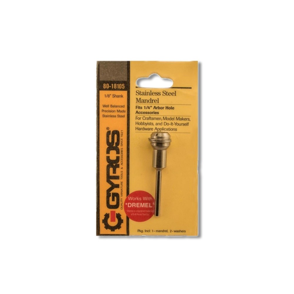Gyros Tools 2 in Mandrel 1/4 in Round 80-18105
