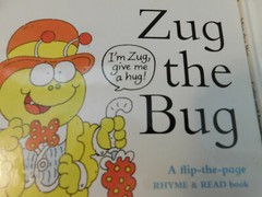 Vtg Lot MIG THE PIG & ZUG THE BUG Flip the page Rhyme & LEARN TO Read Books FUN