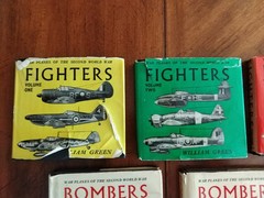Mixed Lot 9x William Green – Fighters Flying Boats Bombers WWII (missing Vol 6)