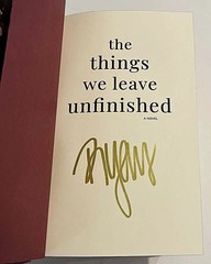 The Things We Leave Unfinished Rebecca Yarros SIGNED True 1st Edition Hardcover