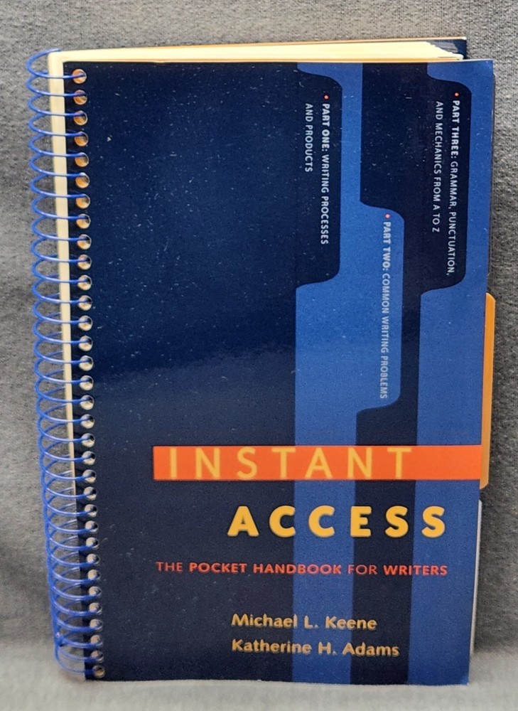 Instant Access Pocket Handbook for Writers 2004 Keene Adams Style Guide Book