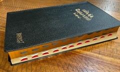 Tamil Mission Bible – Old Version Black Vinyl Cover with Gold Etched Text