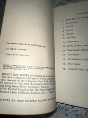 How To Know American Antiques Alice Winchester 1951 Paperback.