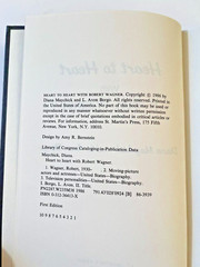 Robert Wagner Natalie Wood stephanie powers pieces of my heart Hart photo book