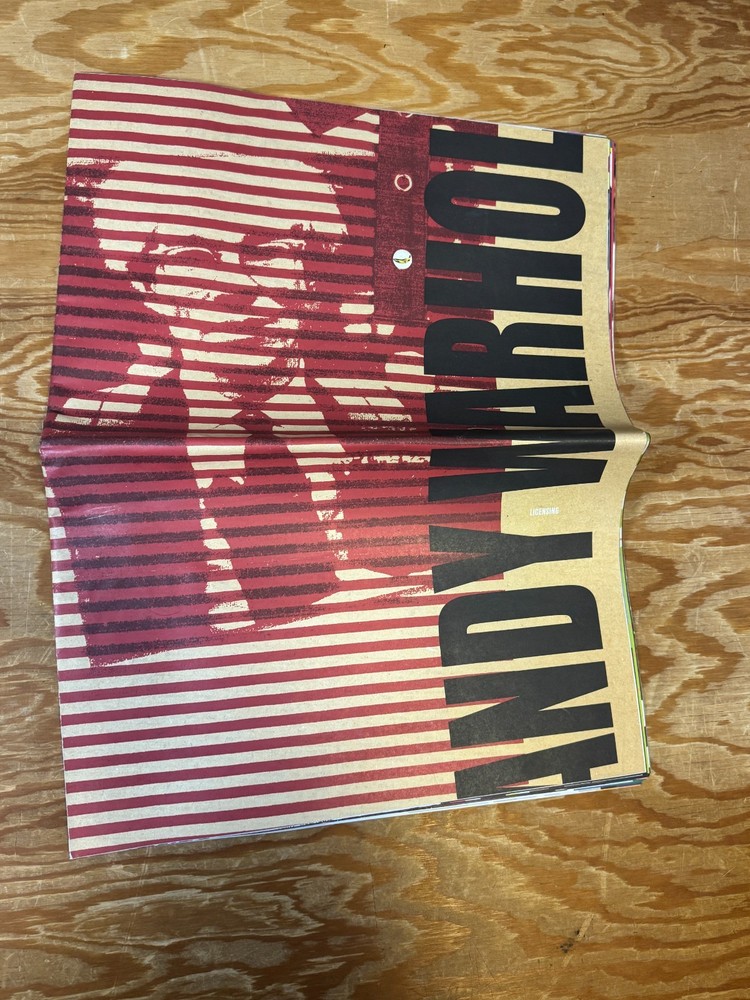 Andy Warhol by Cultura, 2005, First Edition, 30 pages tabloid-style book