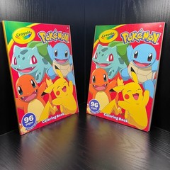 Pokémon Coloring Book Bundle Set of 6 – Crayola, Bendon, Scholastic