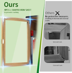 Little Library Box Outdoor, Waterproof Outdoor Library Book Box, Little Wood Cab