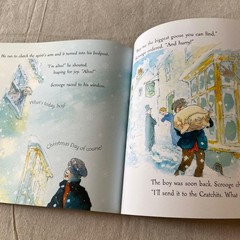 A Christmas Carol Picture Book Alan Marks 2015 Usborne 9.9in Illustrated