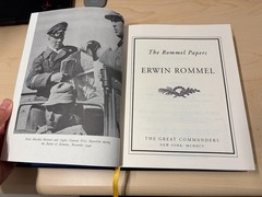 The Rommel Papers Erwin Rommel The Great Commanders Series HC VG World War 2 II