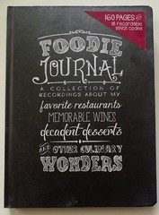 Foodie Journal – 160 Pages & 18 Recordable Stkr.it Codes ~ Restaurants & Wine